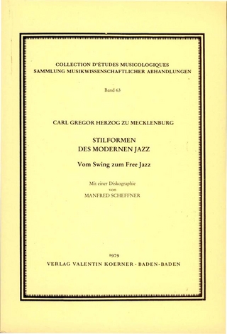 Stilformen des modernen Jazz