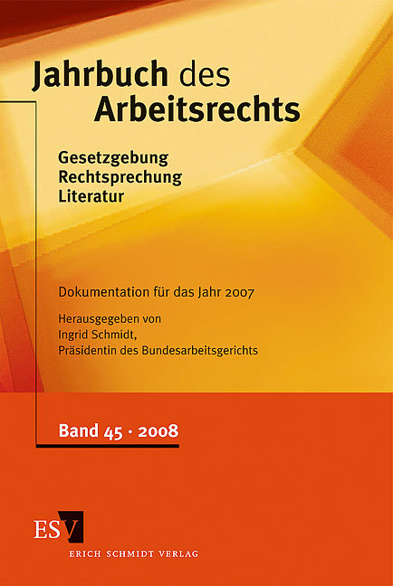 Jahrbuch des Arbeitsrechts - 