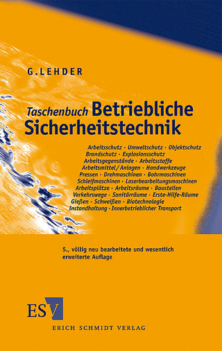 Taschenbuch Betriebliche Sicherheitstechnik