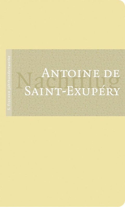 Nachtflug - Antoine de Saint-Exup&eacute;ry