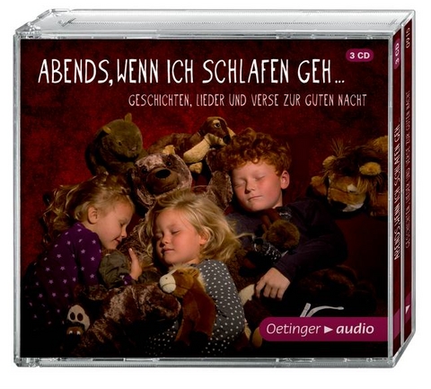 Abends, wenn ich schlafen geh (3 CD) - Anne-Kristin Schorling, Susanne L&uuml;tje, Erhard Dietl, Paul Maar