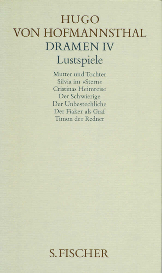 Dramen IV. Lustspiele