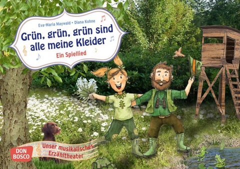 Grün grün grün sind alle meine Kleider, Kamishibai Bildkartenset - Diana Kohne, Eva-Maria Maywald