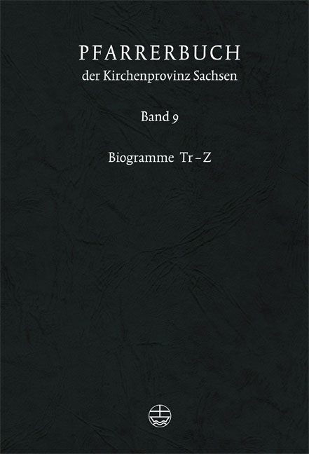 Pfarrerbuch der Kirchenprovinz Sachsen