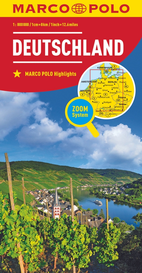 MARCO POLO L&auml;nderkarte Deutschland 1:800.000