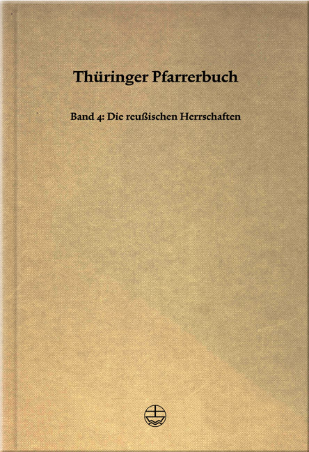 Th&uuml;ringer Pfarrerbuch - 