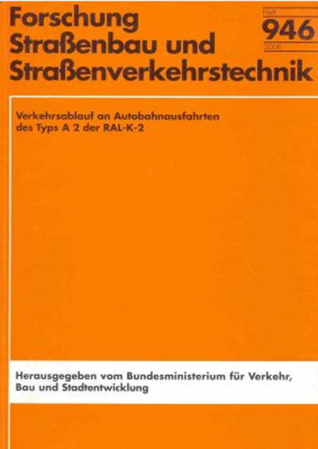 Verkehrsablauf an Autobahnausfahrten des Typs A 2 der RAL-K-2 - B Friedrich, M Irzik, S Hoffmann