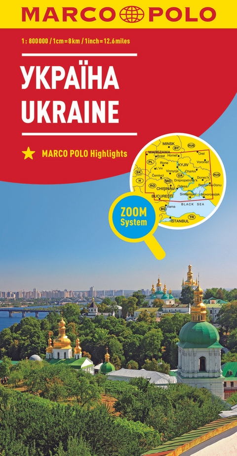 MARCO POLO L&auml;nderkarte Ukraine 1:800.000