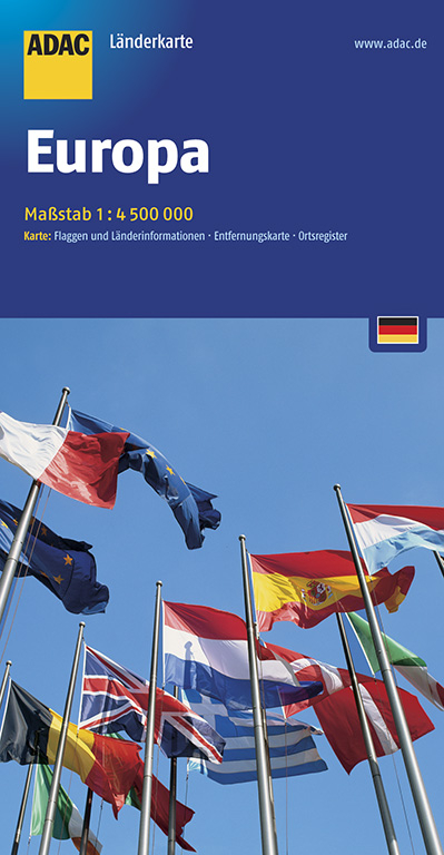 ADAC L&auml;nderkarte Europa 1:4,5 Mio.