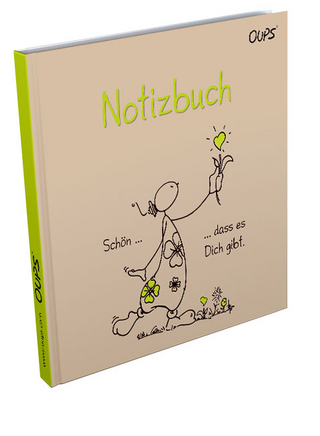 Oups Notizbuch Natur Grün