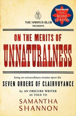 On the Merits of Unnaturalness -  Samantha Shannon