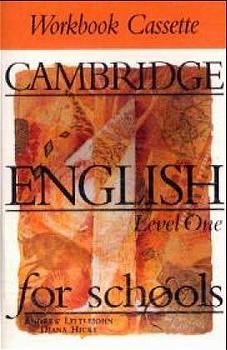Cambridge English for Schools / Kassette zum Workbook 1. Lernjahr