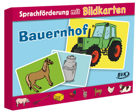 Sprachf&ouml;rderung mit Bildkarten Bauernhof - Christiane Stedeler-Gabriel