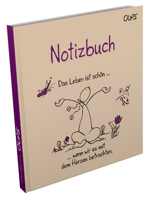 Oups Notizbuch Natur Lila