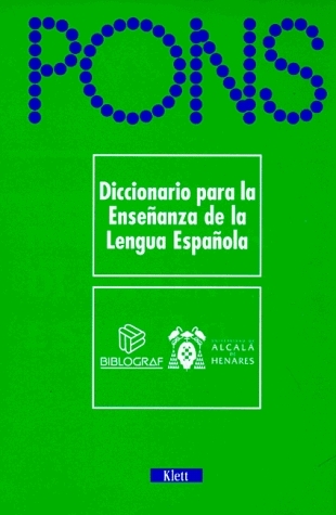 PONS Diccionario para la ense&ntilde;anza de la lengua espa&ntilde;ola