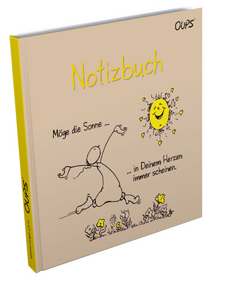 Oups Notizbuch Natur Gelb