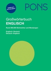 PONS Gro&szlig;w&ouml;rterbuch Englisch