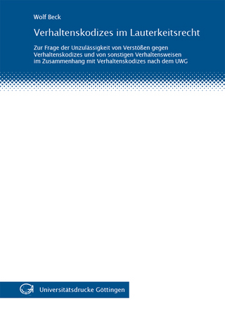 Verhaltenskodizes im Lauterkeitsrecht