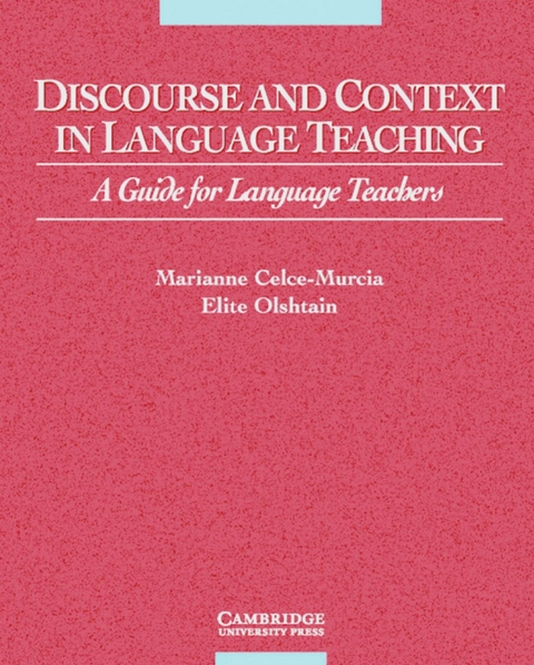 Discourse and Context in Language Teaching