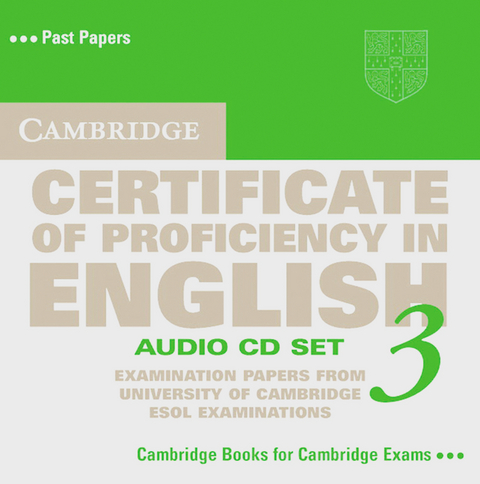 Cambridge Certificate of Profciency in English - New. Examination Papers from the University of Cambridge Examinations Syndicate / Audio-CD Set 3