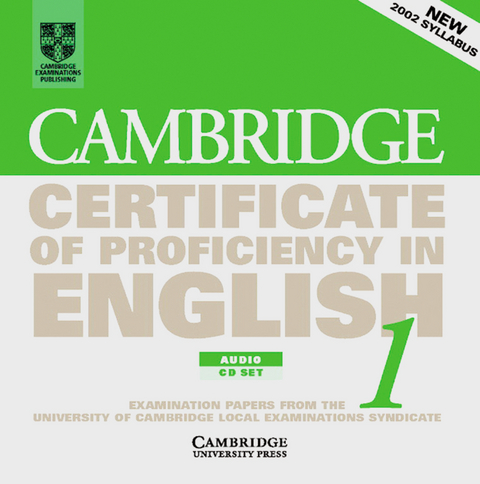 Cambridge Certificate of Profciency in English - New. Examination Papers from the University of Cambridge Examinations Syndicate / 2 Audio-CDs 1