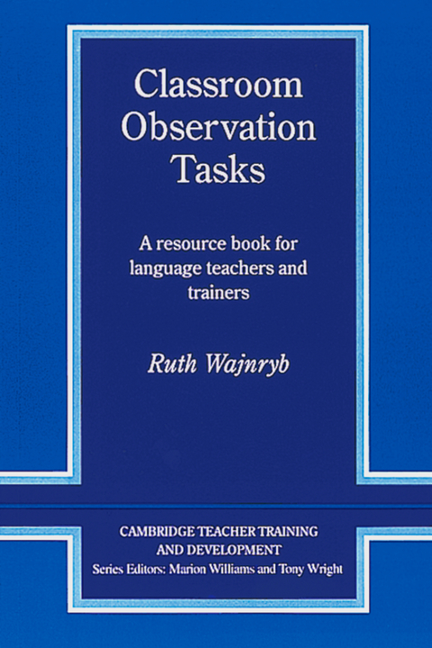 Classroom Observation Tasks
