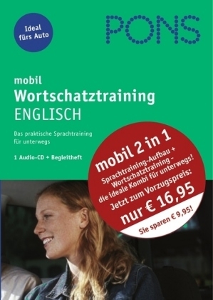 PONS mobil 2 in 1 Englisch, 3 Audio-CDs
