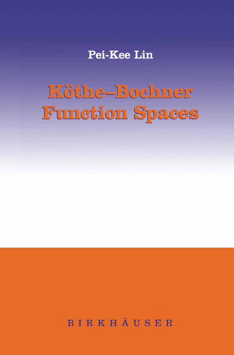 Köthe-Bochner Function Spaces - Pei-Kee Lin