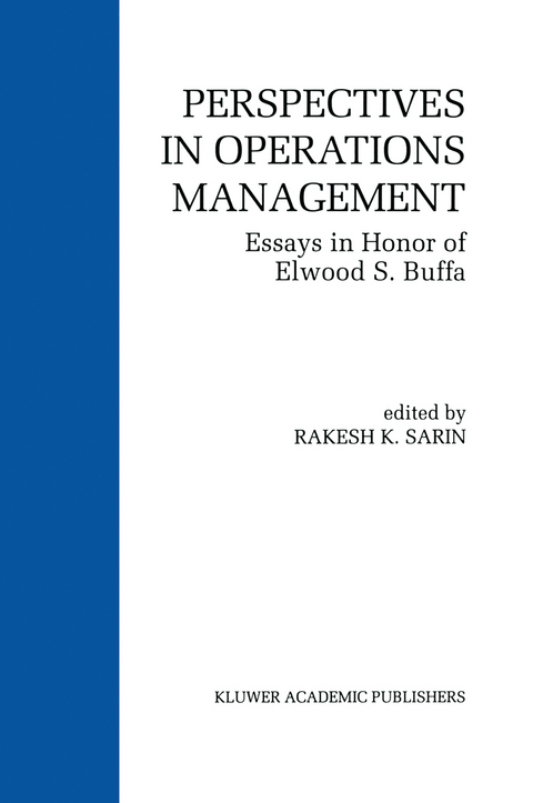 Perspectives in Operations Management - 