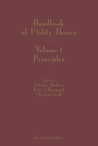 Handbook of Utility Theory