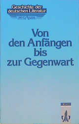 Geschichte der deutschen Literatur - Neubearbeitung