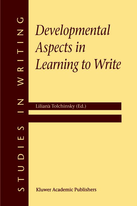 Developmental Aspects in Learning to Write - 