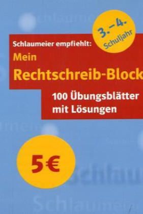 Mein Rechtschreib-Block, 3.-4. Schuljahr