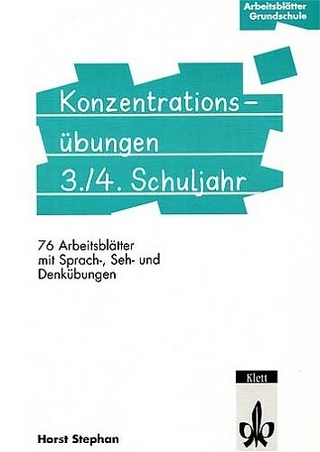 Konzentrationsübungen 3./4. Schuljahr