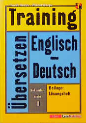 Training Übersetzen Englisch-Deutsch