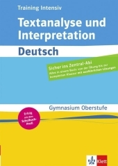 Training intensiv Textanalyse und Interpretation Deutsch - Claus Gigl