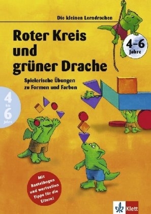 Roter Kreis und grüner Drache