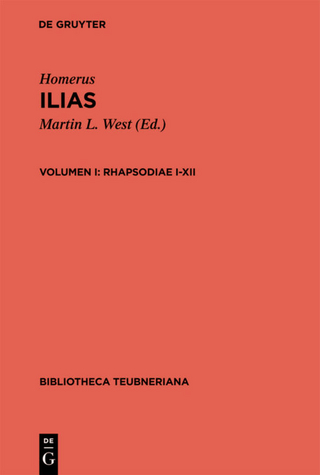Homerus: Homeri Ilias / Rhapsodiae I-XII