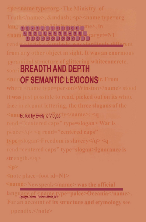 Breadth and Depth of Semantic Lexicons - 