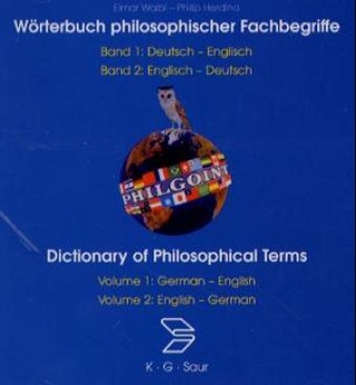 Dictionary of Philosophical Terms /Wörterbuch philosophischer Fachbegriffe