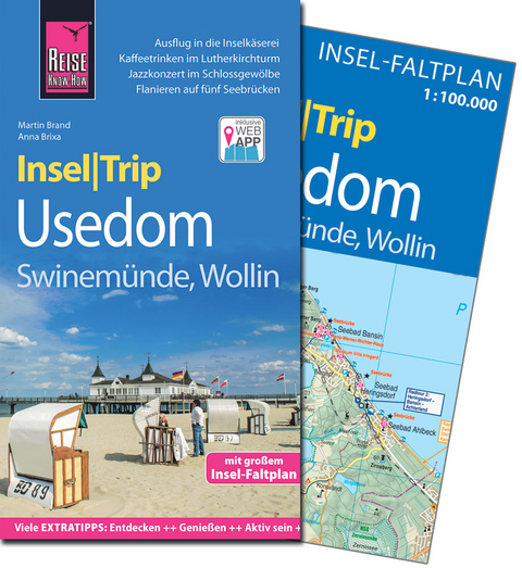 Reise Know-How InselTrip Usedom mit Swinem&uuml;nde und Wollin - Anna Brixa, Martin Brand