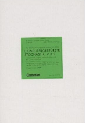 Computergestützte Stochastik 3.2, 1 Diskette (3 1/2 Zoll)
