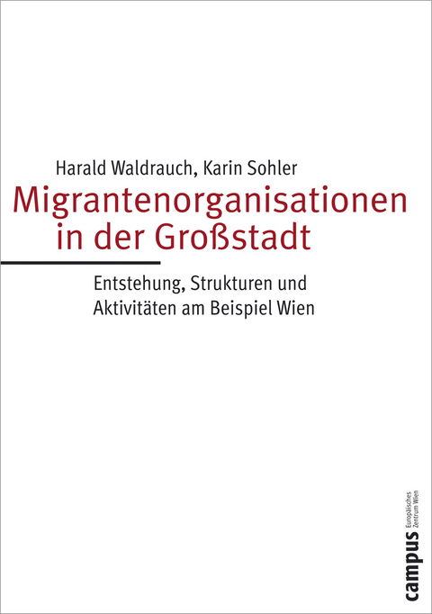 Migrantenorganisationen in der Gro&szlig;stadt - Harald Waldrauch, Karin Sohler