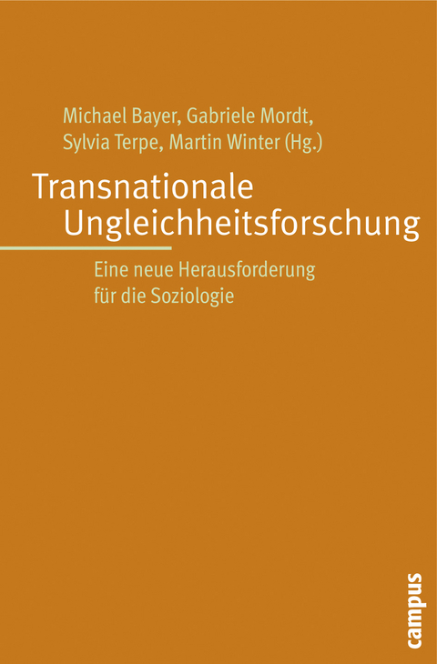 Transnationale Ungleichheitsforschung - 
