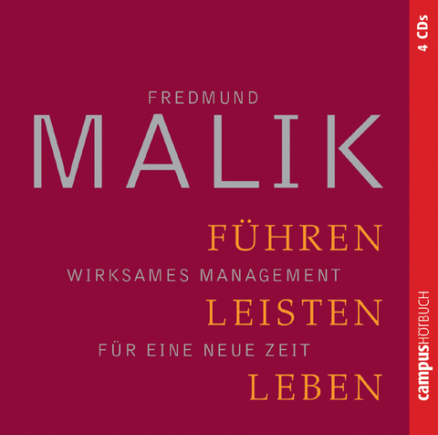 F&uuml;hren, Leisten, Leben - Fredmund Malik