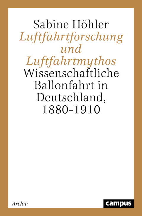 Luftfahrtforschung und Luftfahrtmythos - Sabine H&ouml;hler