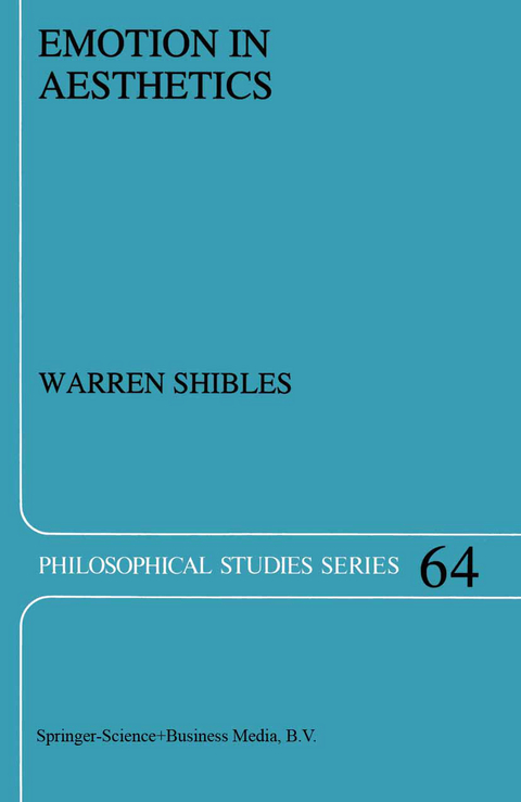 Emotion in Aesthetics - Warren A. Shibles