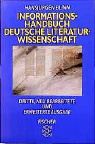 Informationshandbuch Deutsche Literaturwissenschaft - Hansj&uuml;rgen Blinn