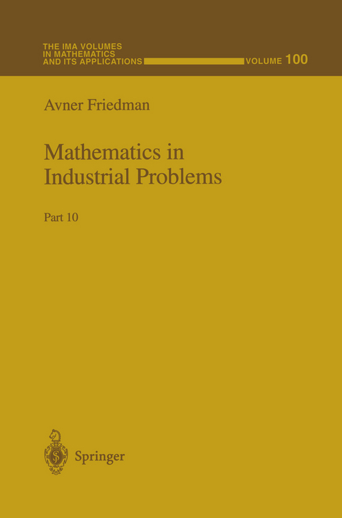 Mathematics in Industrial Problems - 