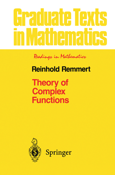 Theory of Complex Functions - Reinhold Remmert